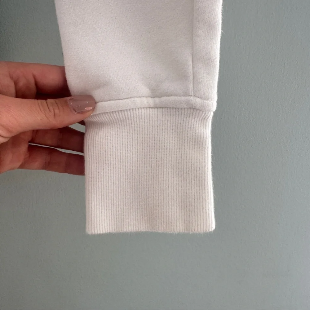 Lululemon Scuba Full Zip Hoodie White 4 - Picture 7 of 11